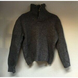 Grayers Womens XL Wool Linen Blend Turtleneck Sweater Pullover Gray Casual Fall